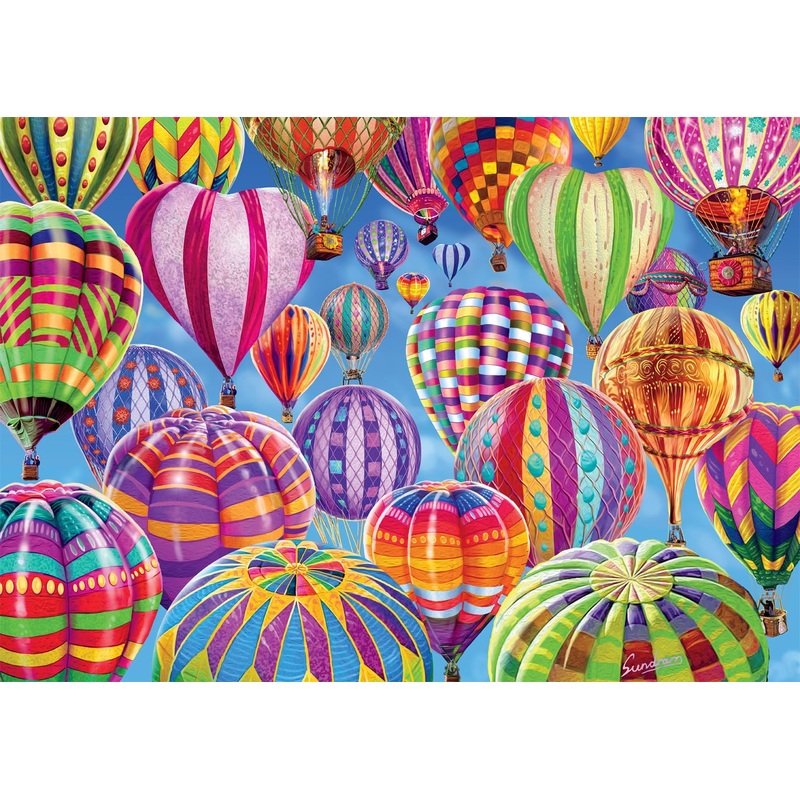Buffalo Games - Steve Sundram - Sailing On The Wind - 300 Piece Jigsaw Puzzle For Adults Challenging Puzzle Perfect For Game Nights - Finished Size Is 21.25 X 15.00