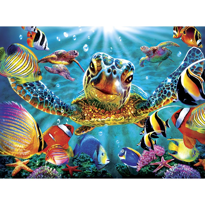 Buffalo Games - Steve Sundram - Tiny Bubbles - 1000 Piece Jigsaw Puzzle For Adults - Challenging Puzzle Perfect For Game Nights - Finished Size Is 26.75 X 19.75