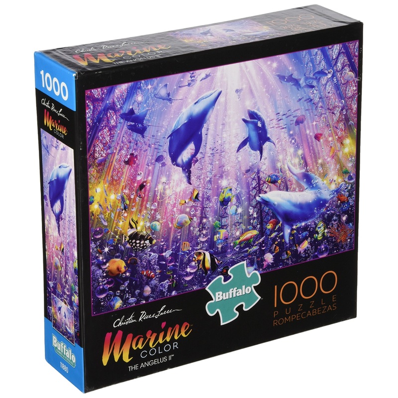 Buffalo Games - The Angelus Ii - 1000 Piece Jigsaw Puzzle Multicolor, 26.75'L X 15.75'W