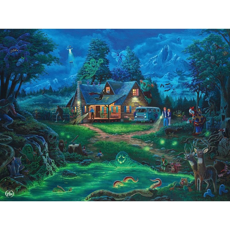 Ceaco - A Supernatural Retreat - Glow - 750 Piece Jigsaw Puzzle