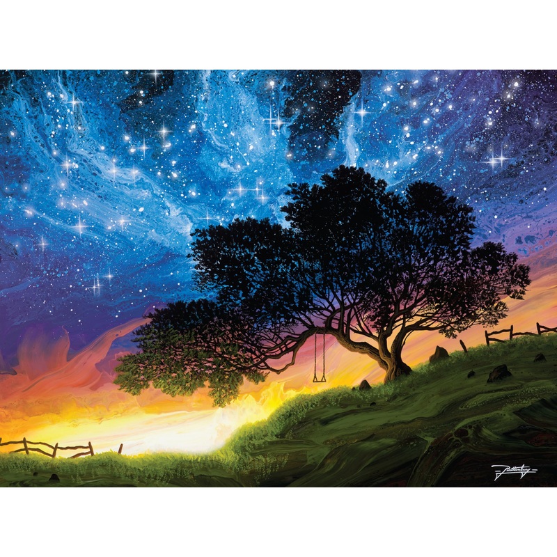 Ceaco - Glow In The Dark - Glowing Skies - 750 Piece Jigsaw Puzzle
