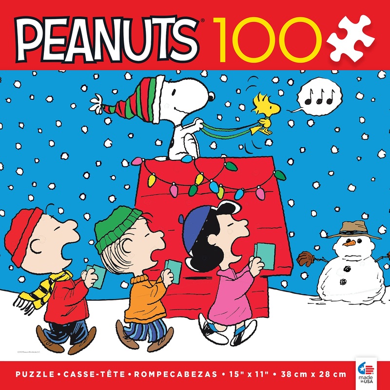 Ceaco - Peanuts - Holiday - Snoopy And The Singers - 100 Piece Jigsaw Puzzle