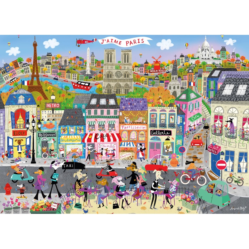 Ceaco - Shop Windows - Paris Windows - 1000 Piece Jigsaw Puzzle