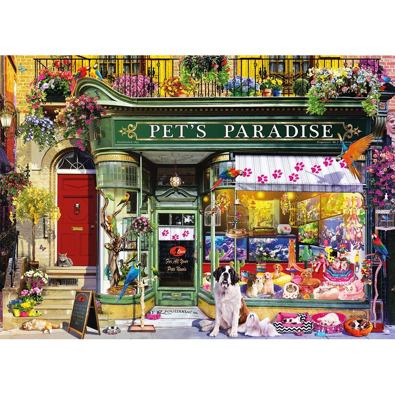 Ceaco - Shop Windows - Pet'S Paradise - 1000 Piece Jigsaw Puzzle