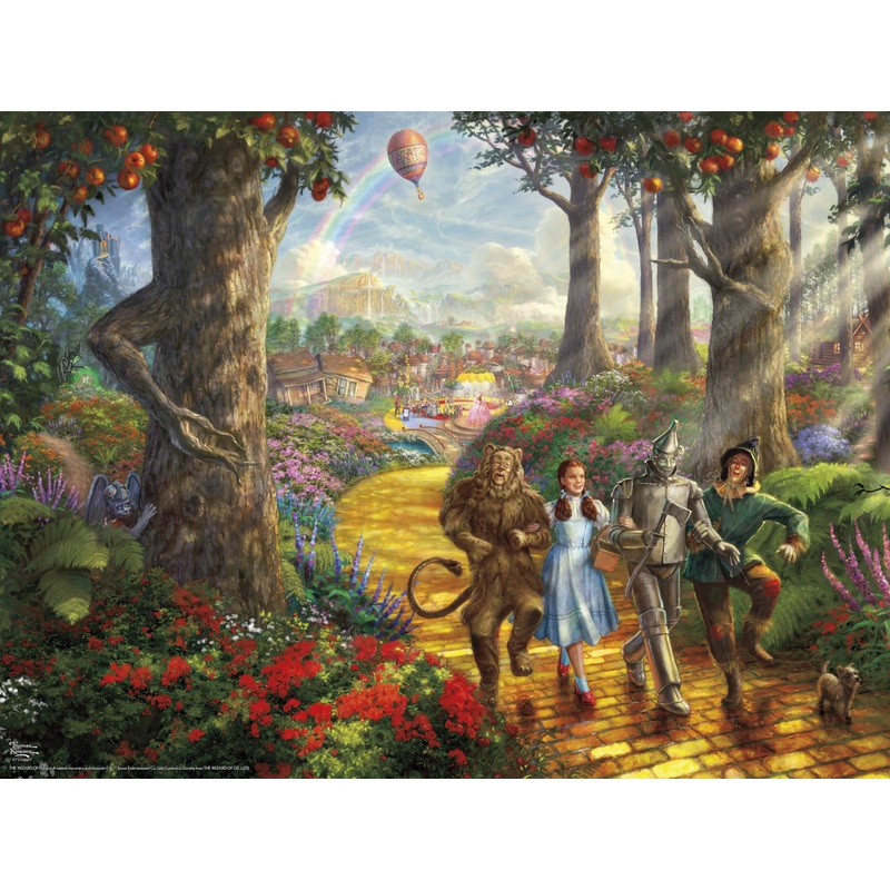 Ceaco - Thomas Kinkade - Follow The Yellow Brick Road - 500 Piece Jigsaw Puzzle, 24 X 18