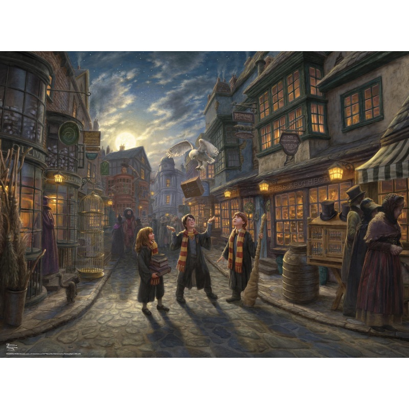 Ceaco - Thomas Kinkade - Harry Potter - Diagon Alley - 1500 Piece Jigsaw Puzzle