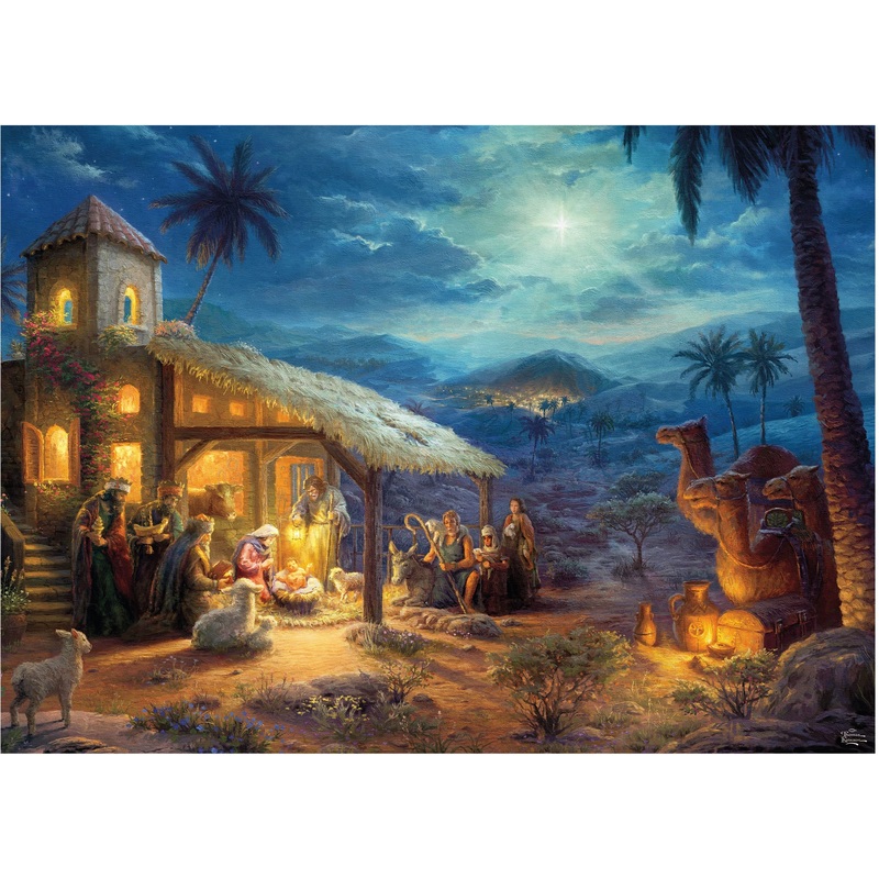 Ceaco - Thomas Kinkade - Holiday - Nativity - 1000 Piece Jigsaw Puzzle