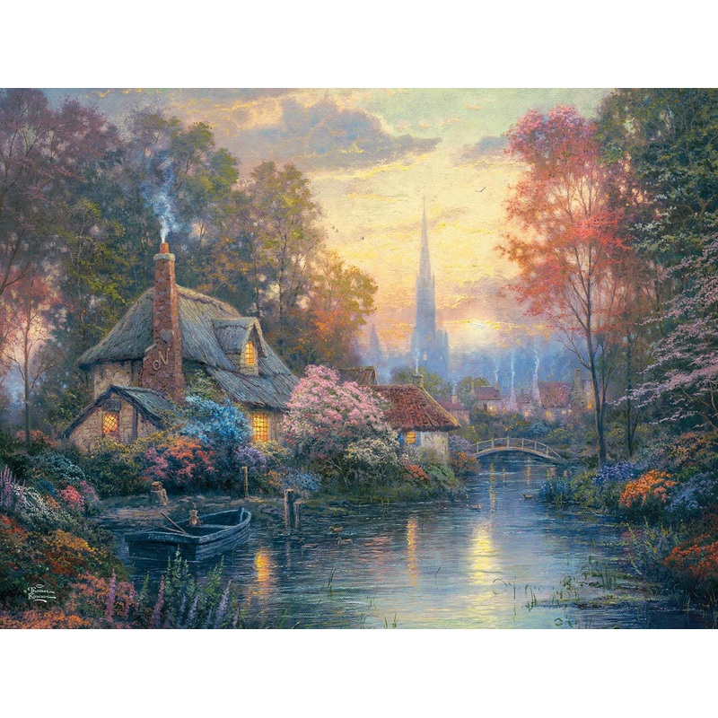 Ceaco - Thomas Kinkade - Nanette'S Cottage Puzzle - 1500 Piece Jigsaw Puzzle