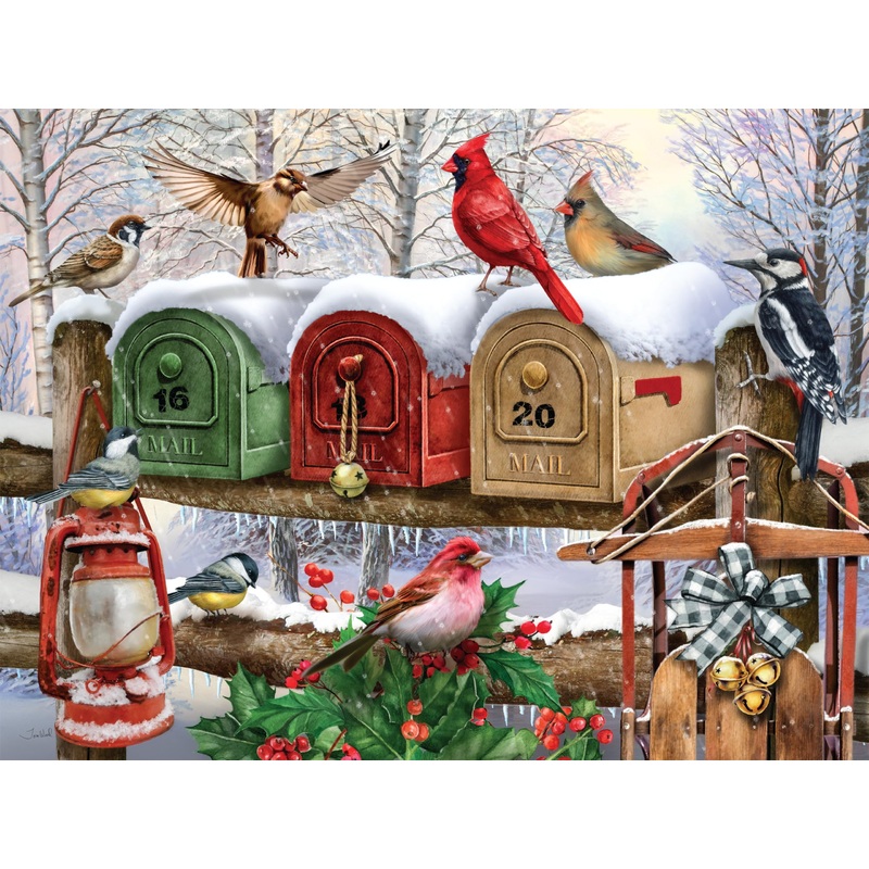 Ceaco - Winter'S Promise - 300 Oversized Piece Jigsaw Puzzle