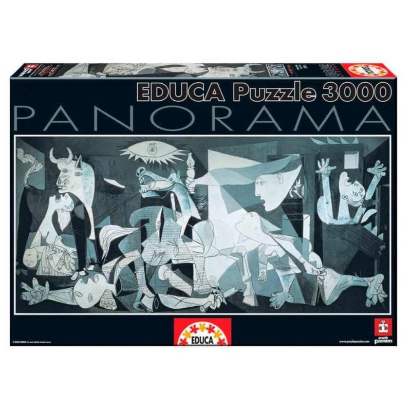John N. Hansen Co. Guernica - Pablo Picasso Panoramic Puzzle 3000 Pieces