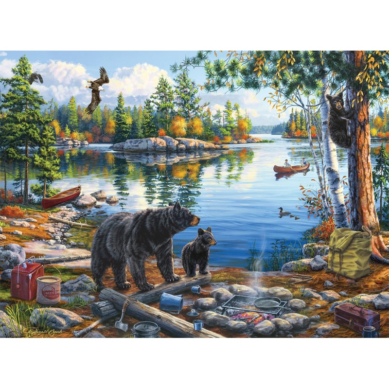 Buffalo Games - Darrell Bush - Blue Sky Reflection - 1000 Piece Jigsaw Puzzle For Adults -Challenging Puzzle Perfect For Game Nights - Finished Size Is 26.75 X 19.75