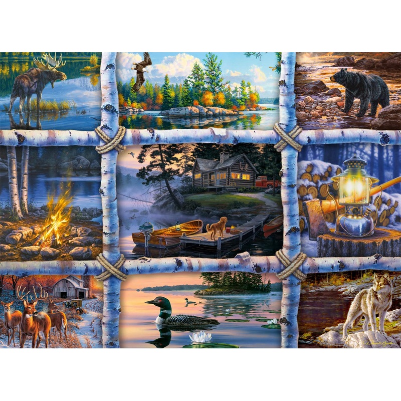 Buffalo Games - Darrell Bush - North Country - 1000 Piece Jigsaw Puzzle For Adults Challenging Puzzle Perfect For Game Nights - Finished Size Is 26.75 X 19.75