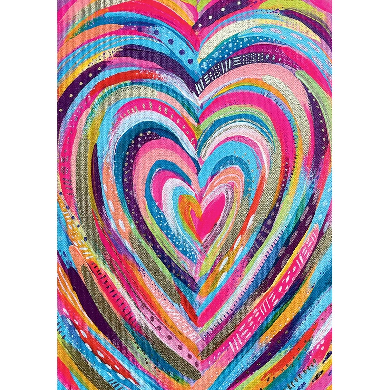 Buffalo Games - Ettavee - Bright Heart - 500 Piece Jigsaw Puzzle For Adults -Challenging Puzzle Perfect For Game Nights - Finished Size Is 21.25 X 15.00