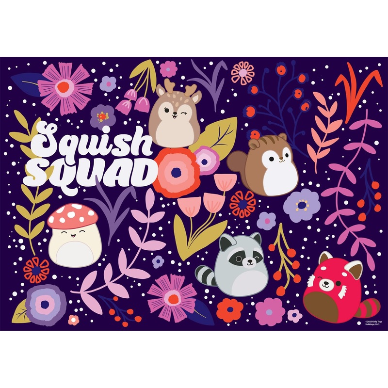 Buffalo Games - Squishmallow - Squish Squad - 500 Piece Jigsaw Puzzle For Adults -Challenging Puzzle Perfect For Game Nights - Finished Size Is 21.25 X 15.00