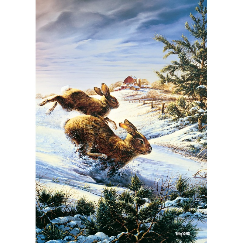 Buffalo Games - Terry Redlin - Hightailing - 500 Piece Jigsaw Puzzle For Adults -Challenging Puzzle Perfect For Game Nights - Finished Size Is 21.25 X 15.00