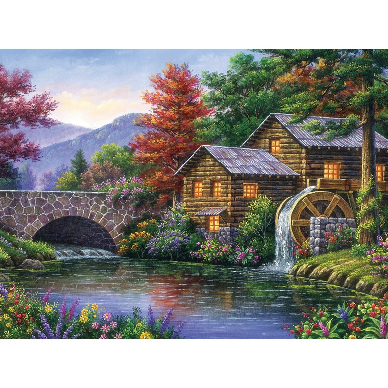 Ceaco - Arturo Zarraga - The Watermill - 500 Piece Jigsaw Puzzle