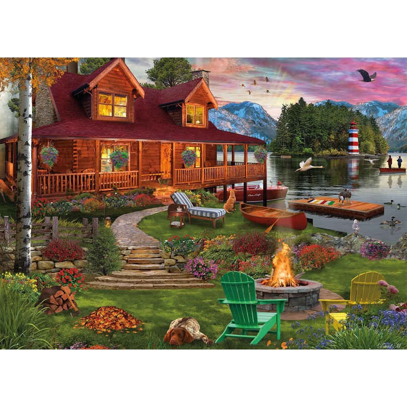 Ceaco - David Maclean - Cottage Retreat - 1000 Piece Jigsaw Puzzle