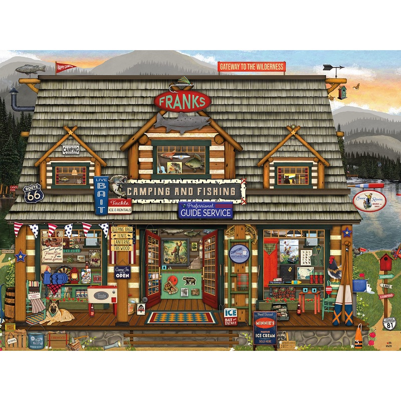 Ceaco - Frank'S Fishing Store - 750 Piece Jigsaw Puzzle