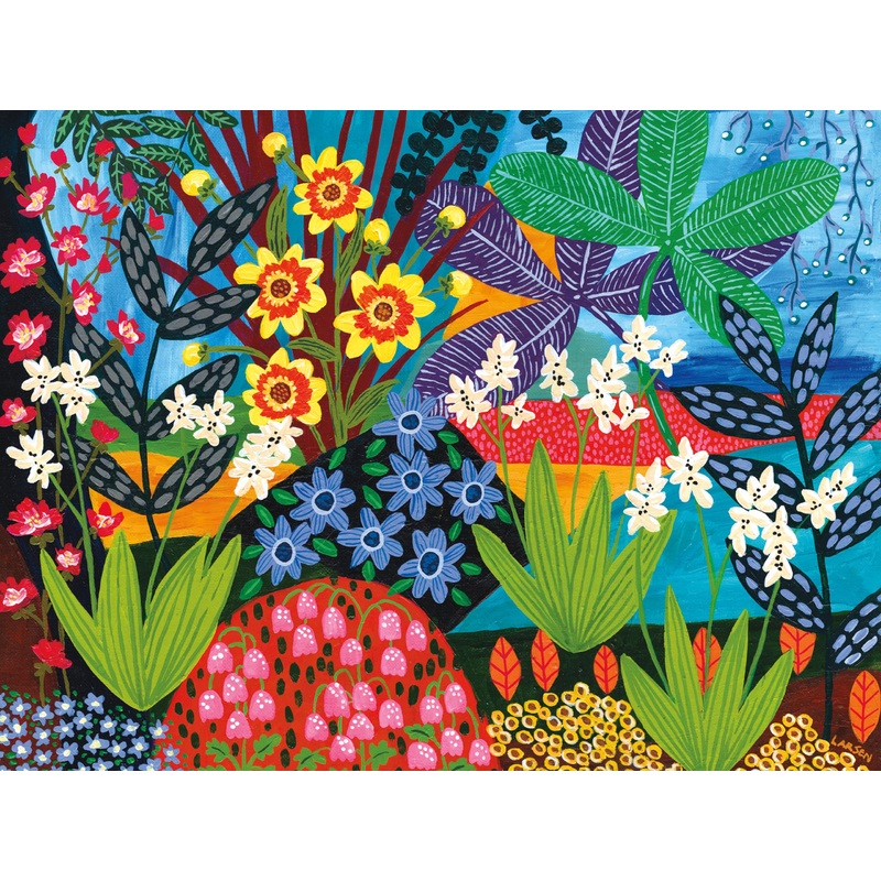 Ceaco - Liselle Larsen - Fantasy Gardens - 300 Oversized Piece Jigsaw Puzzle