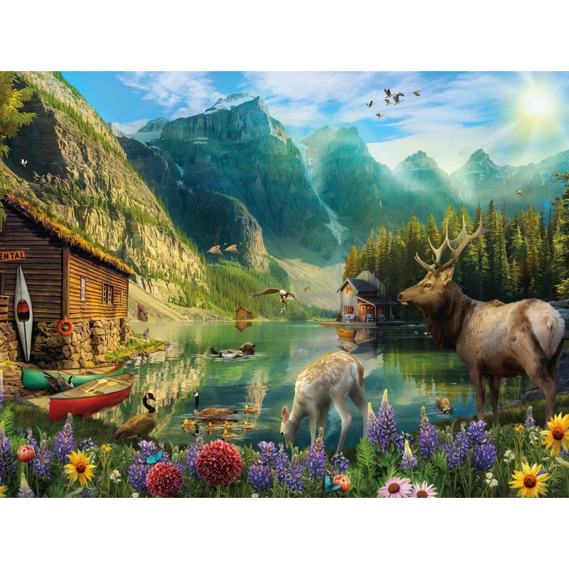 Ceaco - Paradise In The Mountains - 500 Piece Jigsaw Puzzle