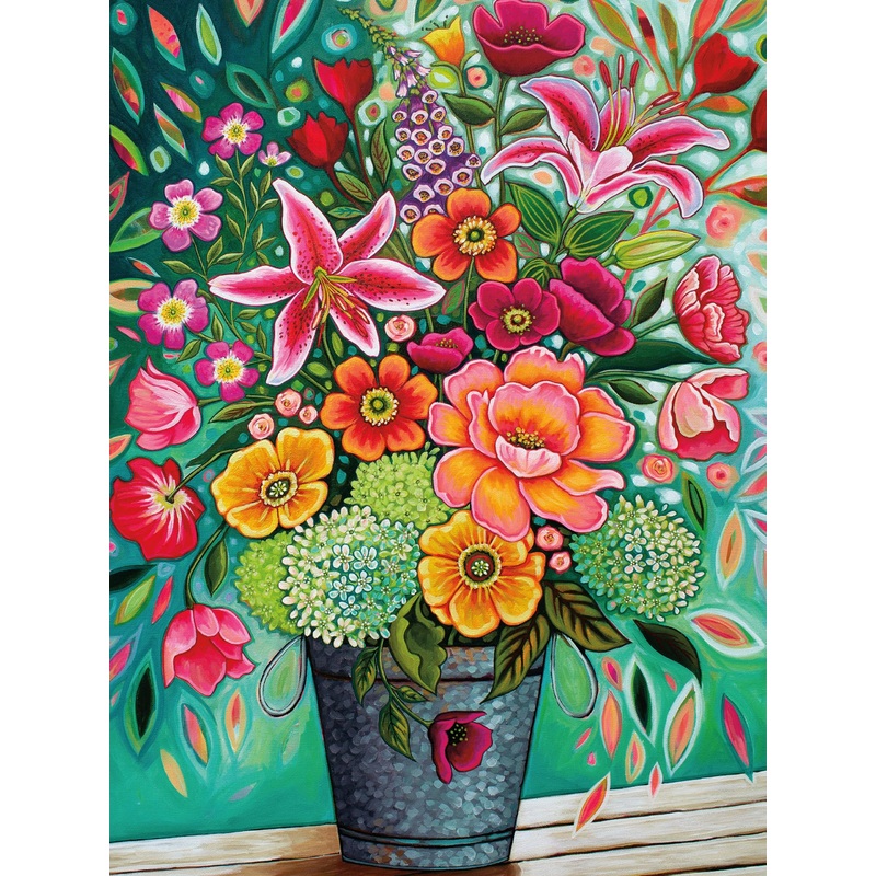 Ceaco - Peggy'S Garden - Florenza - 300 Oversized Piece Jigsaw Puzzle