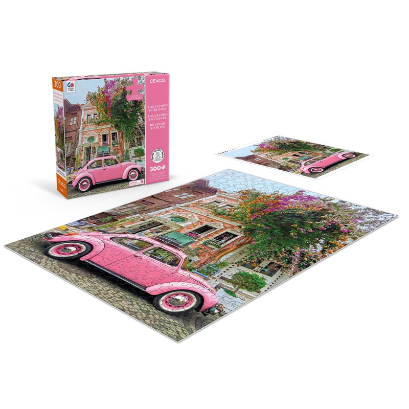 Ceaco - Scenic Photography - Boulevard In Bloom - 300 Piece Jigsaw Puzzle