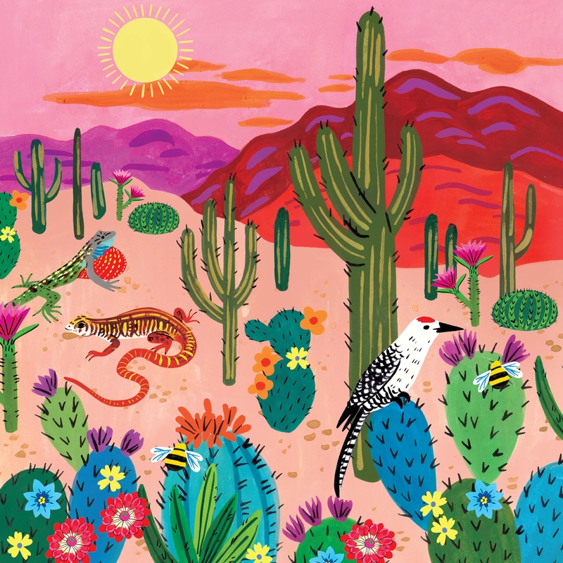 Ceaco - Warm Desert Glow - 300 Oversized Piece Jigsaw Puzzle