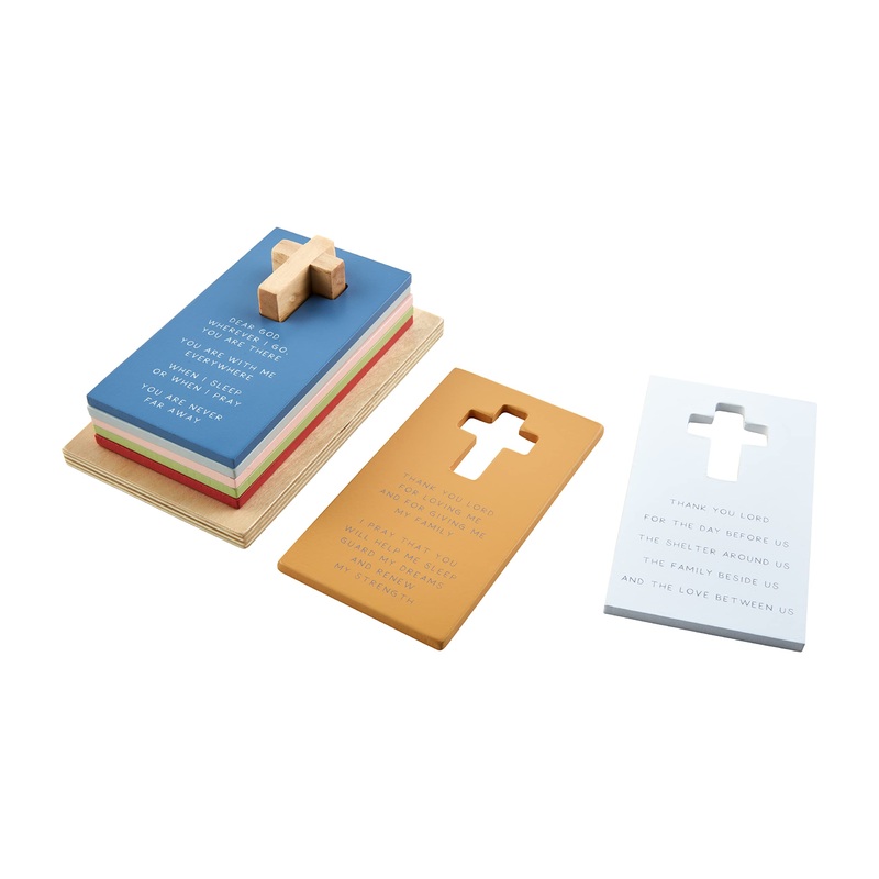 Mud Pie Prayer Stacker Puzzle, 5 3/4' X 3 1/2'