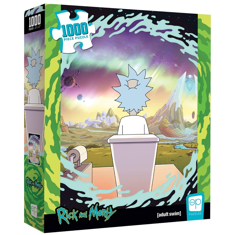 Rick And Morty Shy Pooper 1000 Piece Jigsaw Puzzle | Officially Licensed Rick & Morty Merchandise | Collectible Puzzle Featuring Rick Sanchez | Rick And Morty Artwork