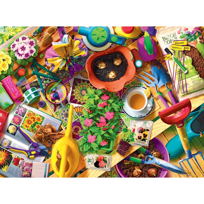 Roseart - Kodak Premium Cork - Inside The Gardener'S Shed - 1000 Piece Jigsaw Puzzle For Adults