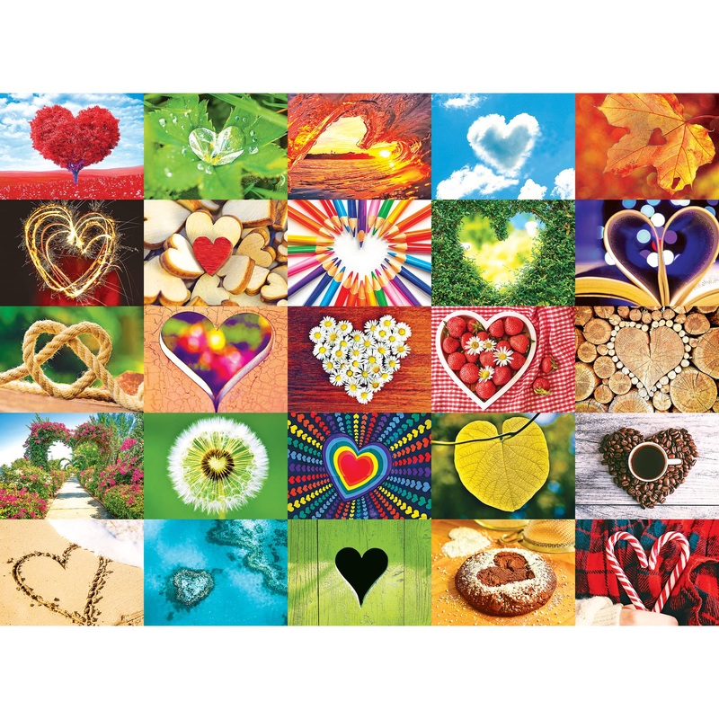 Roseart - Kodak Premium Cork - Love Is Everywhere - 1000 Piece Jigsaw Puzzle For Adults