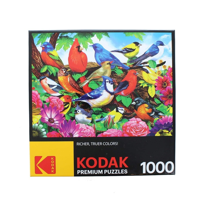 Roseart - Kodak Premium - Friendly Birds - 1000 Piece Jigsaw Puzzle For Adults