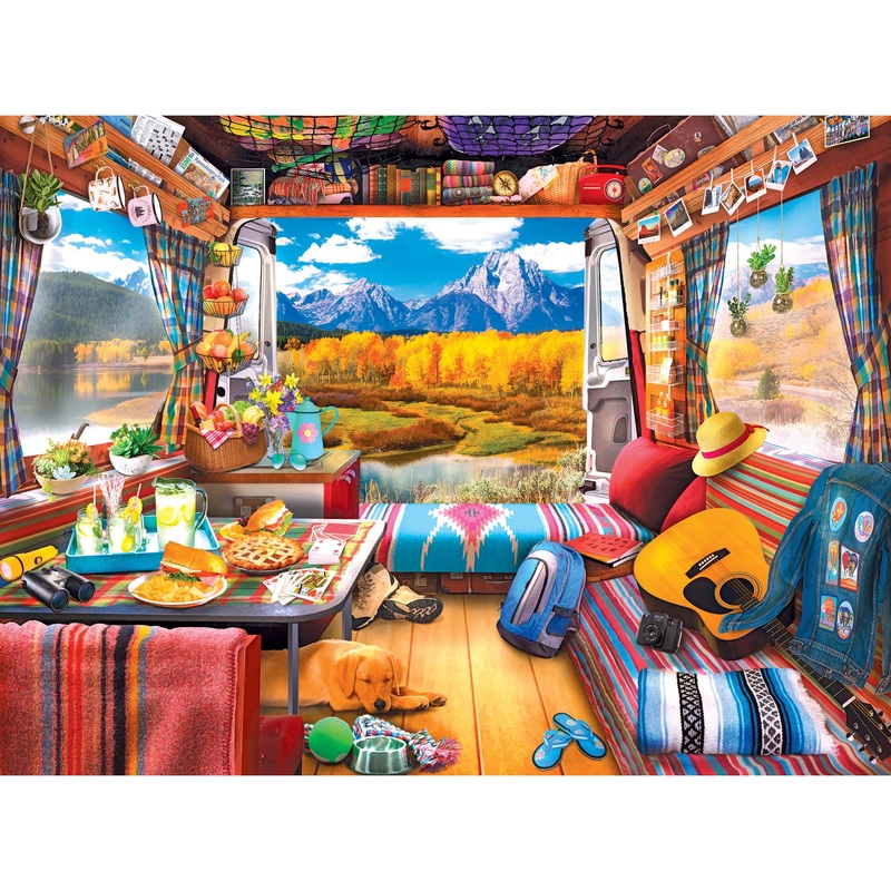 Roseart - My Happy Place - Van Life - 750 Piece Jigsaw Puzzle For Adults