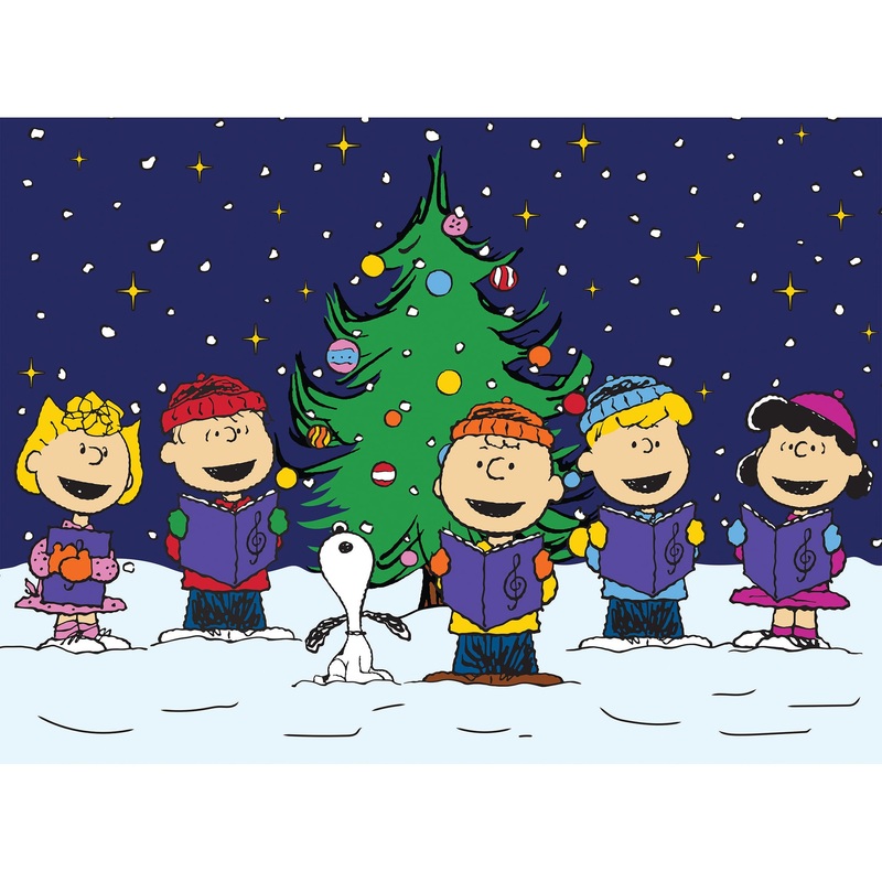 Roseart - Peanuts - Christmas Caroling - 100 Piece Jigsaw Puzzle For Kids And Adults