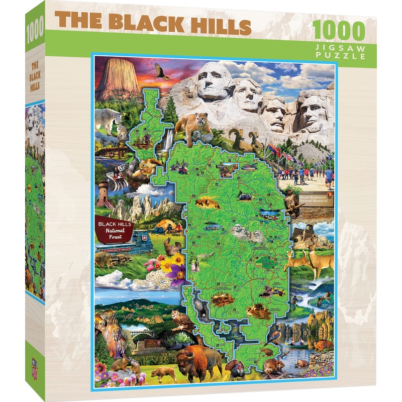 Black Hills Map Puzzle 1000 Pc