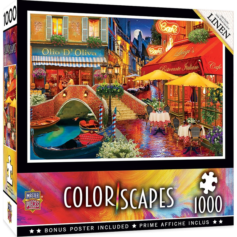 Colorscapes Its Amore! 1000 Piece Linen Jigsaw Puzzle