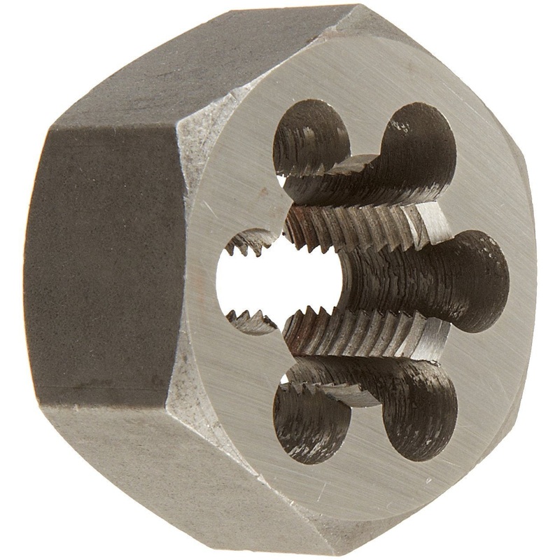 Drill America M44 X 45 Carbon Steel Hex Rethreading Die, Dwt Series