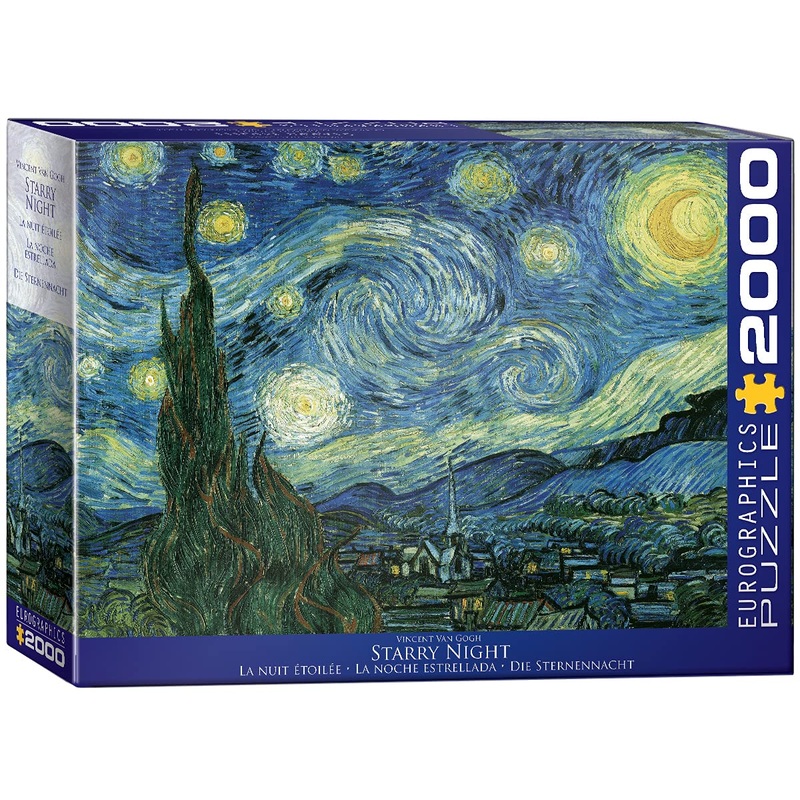 Eurographics Starry Night By Vincent Van Gogh Puzzle (2000-Piece)