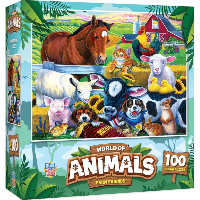 Farm Friends 100 Pc