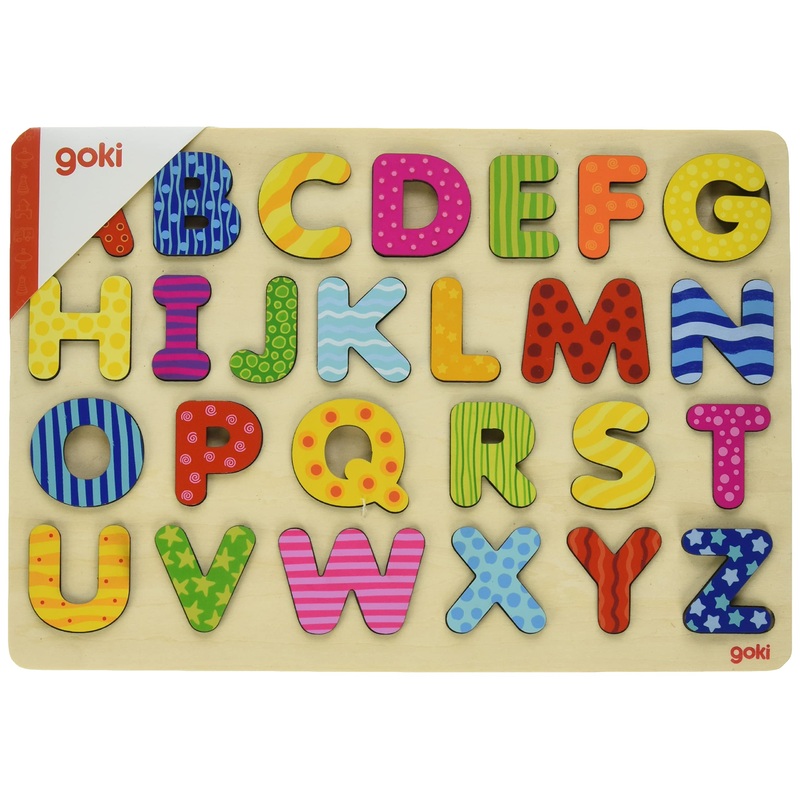 Goki Alphabet Puzzle With Numbers (26 Piece)