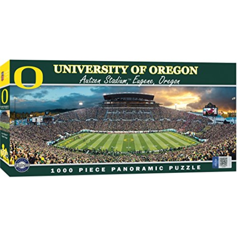 Masterpieces Ncaa Oregon Ducks, Stadium Panoramic Jigsaw Puzzle, Autzen, 1000 Pieces