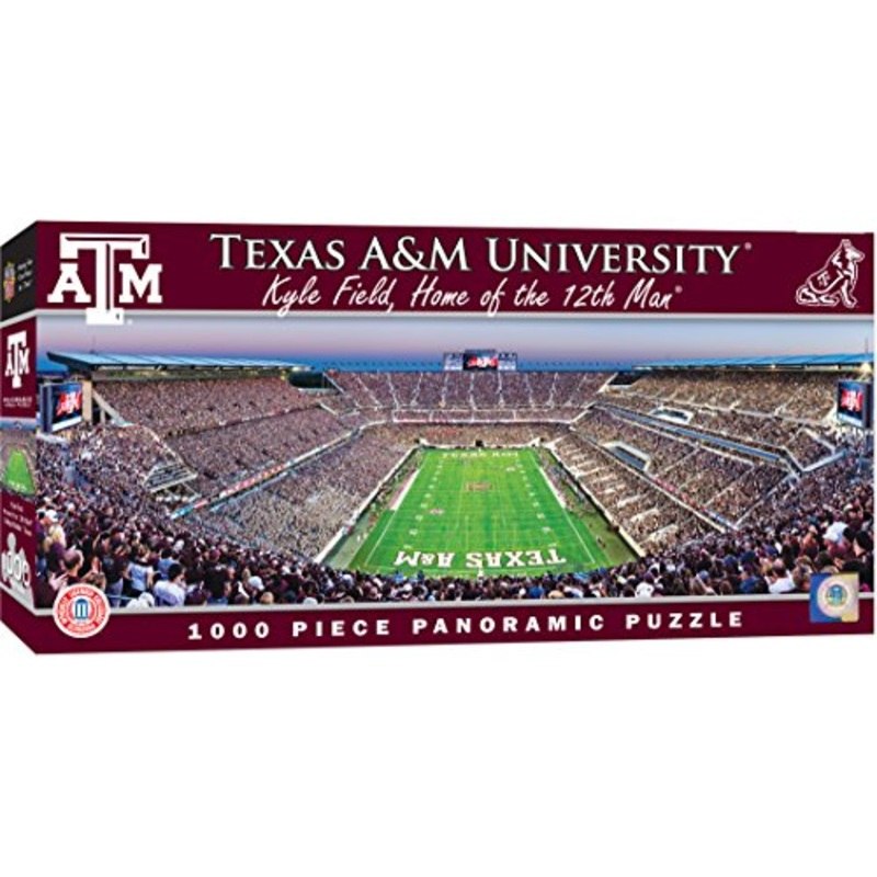 Masterpieces Ncaa Panoramics 1000 Puzzles Collection - Texas A&M Ncaa Panoramics 1000 Piece Jigsaw Puzzle