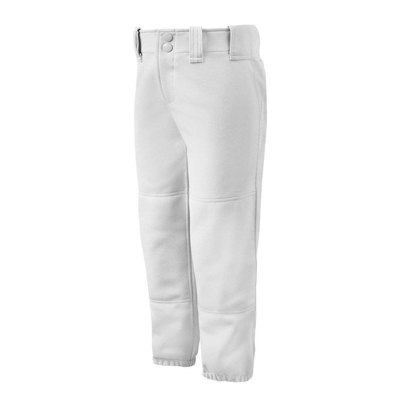 Mizuno Womens Belted Pant (White, Medium)