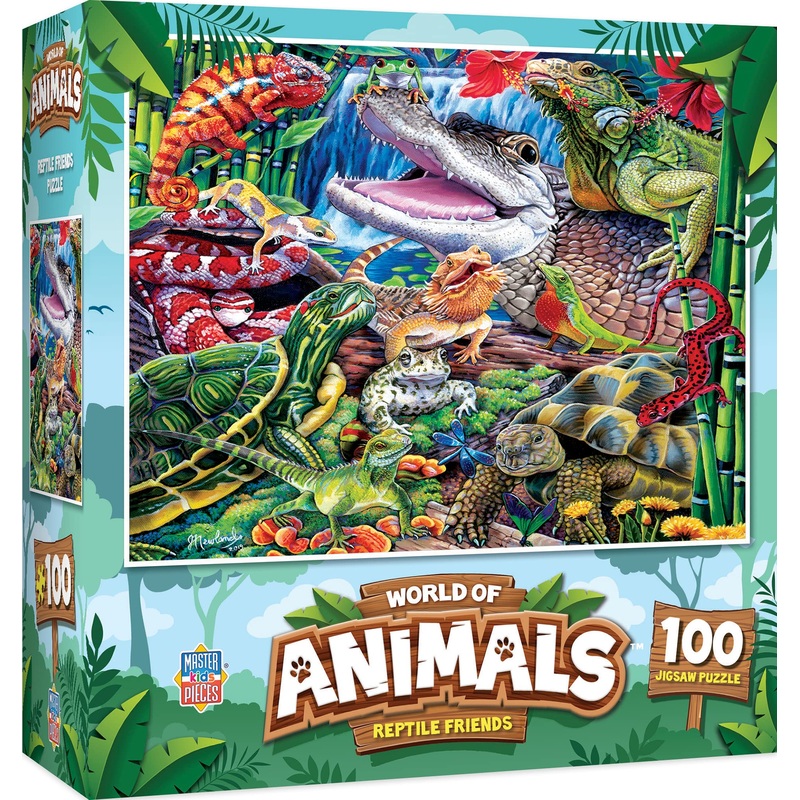 Reptile Friends 100 Pc