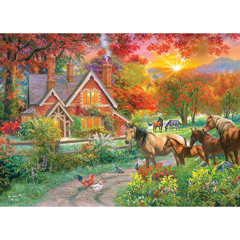 Roseart - Abraham Hunter - Homestead - 1000 Piece Jigsaw Puzzle For Adults