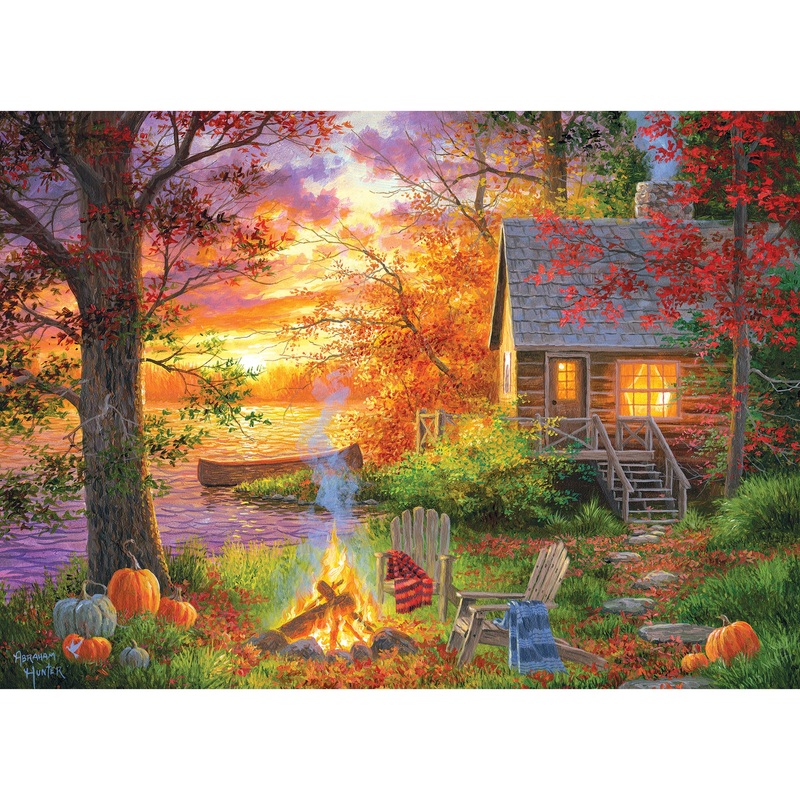 Roseart - Abraham Hunter - Sunset Serenity - 1000 Piece Jigsaw Puzzle For Adults