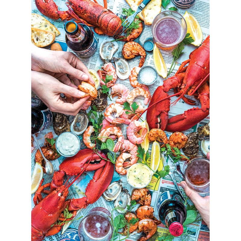 Roseart - Dennis Prescott - Summer Vibe Seafood - 1000 Piece Jigsaw Puzzle For Adults