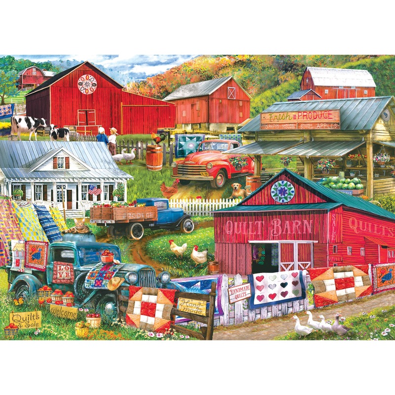 Roseart - Kodak Premium - Country Compilation - 1000 Piece Jigsaw Puzzle For Adults