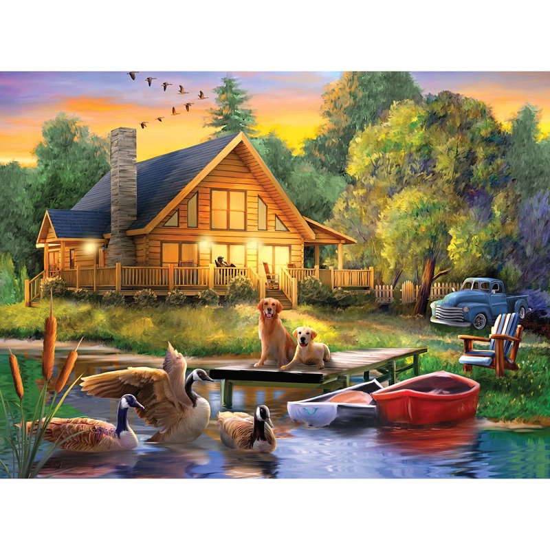 Roseart - Kodak Premium - Guardians Of The Lake - 550 Piece Jigsaw Puzzle For Adults