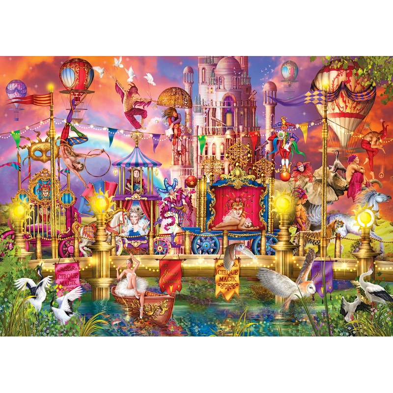 Roseart - Kodak Premium - Magic Circus Parade - 3000 Piece Jigsaw Puzzle For Adults